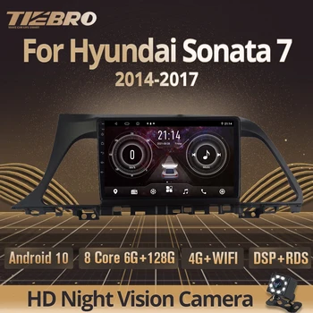 TIEBRO 2Din Android10.0 Автомагнитола За Hyundai Sonata 7 LF 9 2014-2017 GPS Навигация Стерео Приемник Авто Радио Bluetooth Плейър