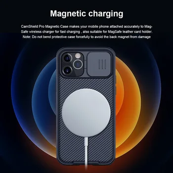 Магнитен калъф За iPhone 12 Pro Max Nillkin CamShield Slide Камера Защита на личния живот на Задния Капак за iPhone 12 Калъф За iPhone 13