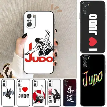 Джудо обичам Джудо Калъф За Телефон Xiaomi mi 11 pro Lite Ultra 10s 9 8 MIX 4 ПЪТИ 10T 5g Черна Силиконова Делото Красива