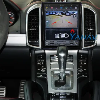 Автомобилен GPS навигатор За-Porsche Cayenne 2012-2018 Android кола стерео автомобилен мултимедиен плеър DVD-плейър tesla стил Вертикален екран