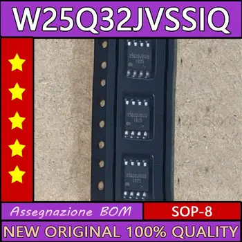 10 БР./МНОГО Оригинален автентичен кръпка w25q32jvssiq soic-8 IC флаш чип 32 mbit