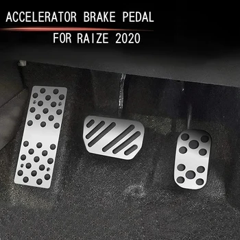 Автомобилна Алуминиева Педала на Газта Педала на Спирачката вземе подножието на Педала за Вътрешна Украса за Toyota Raize 2020