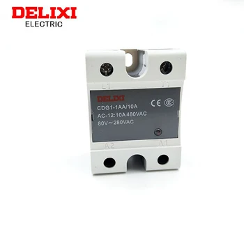 Твердотельное реле DELIXI CDG1-1AA/10A 25A 40A 60A ac адаптер на променлив ток