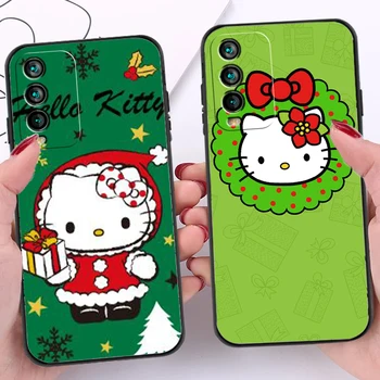 Коледни Калъфи за телефони Hello Kitty За Xiaomi Redmi 9C 9 9T 9A 9AT Redmi Note 9 9S 9 Pro 5G на Корпуса Carcasa