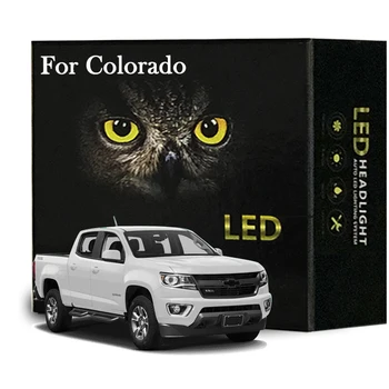 Led Комплект вътрешно осветление за Chevrolet Chevy Colorado 2004-2016 2017 2018 2019 2020 2021 Canbus Без грешки