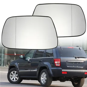 Ляво/Дясно Странично Огледало за Обратно виждане с Подгряване на Огледалото за Обратно виждане Стъкло За Jeep Grand Cherokee 2005 2006 2007 2008 2009 2010