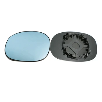 Автомобилно Синьо Широкоугольное Огледално Стъкло с Подгряване за Пежо 206 207