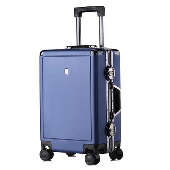 Модерна Алуминиева рама за пътуване, багаж, продажба на едро, ABS + PC, количка, куфар, 20 инча, кутия с парола, 24 инча, ръчния багаж