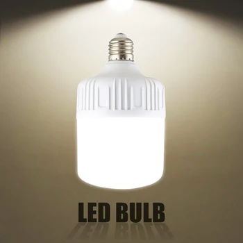 Led Крушка E27 Изход Светлина 5 W 10 W Бял Глобус Топка Лампа За Външно Осветление Домашно Осветление Лампа Без Батарейных Лампи