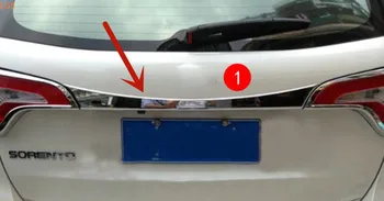 За Kia Sorento 2013-2014 ABS Хромирана Задна Врата на Багажника Декоративна лента за Покритие на Задната врата защита от надраскване автомобилни аксесоари