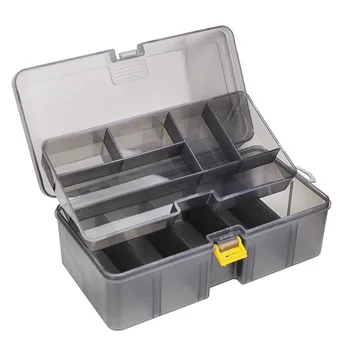 Пътна помощна кутия PP фалшиви примамки аксесоари кутия за инструменти пластмасова кутия за рибарски принадлежности