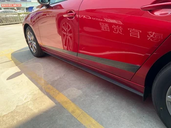 ABS Хромирани Вратата на Формоване на Купето Защитна Лента на Капака Ленти За Mazda 3 Axela Седан BP 2019 2020 2021 Аксесоари За Полагане на Автомобили