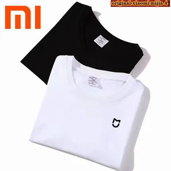 Оригиналната лятна мъжки и дамски националната модерни спортни и ежедневни облекла xiaomi mijia 4 с къси ръкави, памучен дишаща тениска