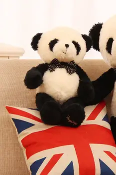 малко скъпа играчка плюшен панда сладки прегръдки панда кукла подарък от около 40 см