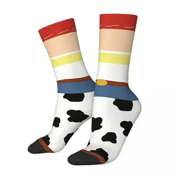 Забавни Мъжки Чорапи The Yodeling Cowgirl Ретро Harajuku Някой Друг Хип-Хоп Случайни Екипажа Луд Чорап Подарък Модел С Принтом