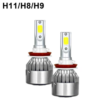 2 бр. Лампа H4 H7 H13 9006 9012 Противотуманная Висока LED Фар Комплект 6000/8000K Водоустойчива Лампа Светлини Автомобилна Лампа