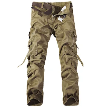 2020 нови ежедневни мъжки панталон cargo, висококачествени камуфляжные панталони, модерни панталони на военната стил за мъже, Голям Размер на 40