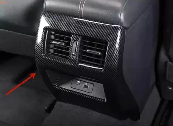 За Nissan Altima 2019-2020 Заден климатик воздуховыпуск декоративна лента Подлакътник скоростна защитна плоча Против надраскване Автомобилен стайлинг