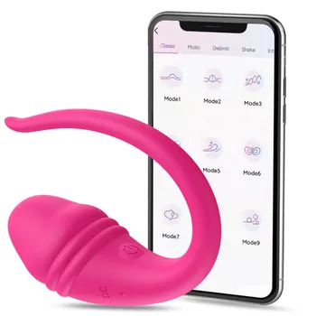 Жена Дистанционно Управление Забавни Jump Яйце Безжична Bluetooth G Spot Вибратор Вибратор за Жените Клитора Гащи Секс Играчки за Възрастни Вибрираща Яйце