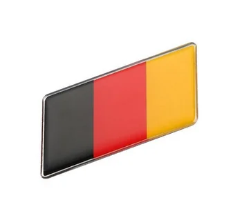 3D Германия Знаме, Емблемата на Иконата на Мотоциклет Обтекател Стикери Стикер за Автомобил Врати, Прозорци Багажника и Аксесоари за Автомобили