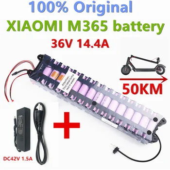 Оригинален 36 14.4 Ah Батерия за Xiaomi M365/Pro/1 S Специален Пакет с Кола на 50 км BMS и Зарядно Устройство Аксесоари за Скутери