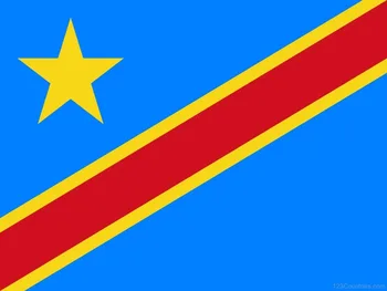 ФЛАГЛАНД 90x150 см КПГ cg Национален флаг Конго