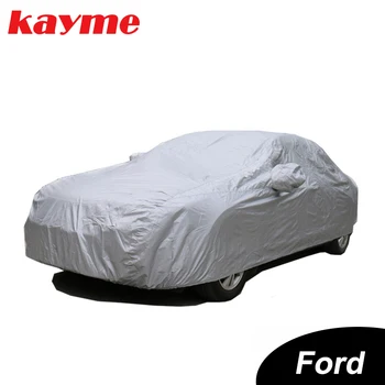 Kayme Прахозащитен Пълни Автомобилни Седалките 170 Т полиестер универсален Закрит и Открит Suv UV Снегостойкий Защитен Калъф за Ford