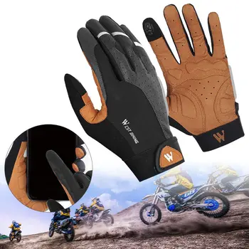 И Зимните Дишащи Нескользящие Ръкавици За планинско колоездене със сензорен Екран, Противоударные Ръкавици За Езда На мотоциклет