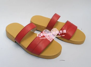 Проект Kagerou Асахина Хийори Червена Обувки За Cosplay На Хелоуин Ботуши И Обувки За Момичета H016